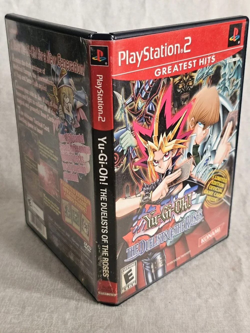 Yu-Gi-Oh Duelists of Roses PS2 2003 Case Manual No Cards Near Complete Disc Good